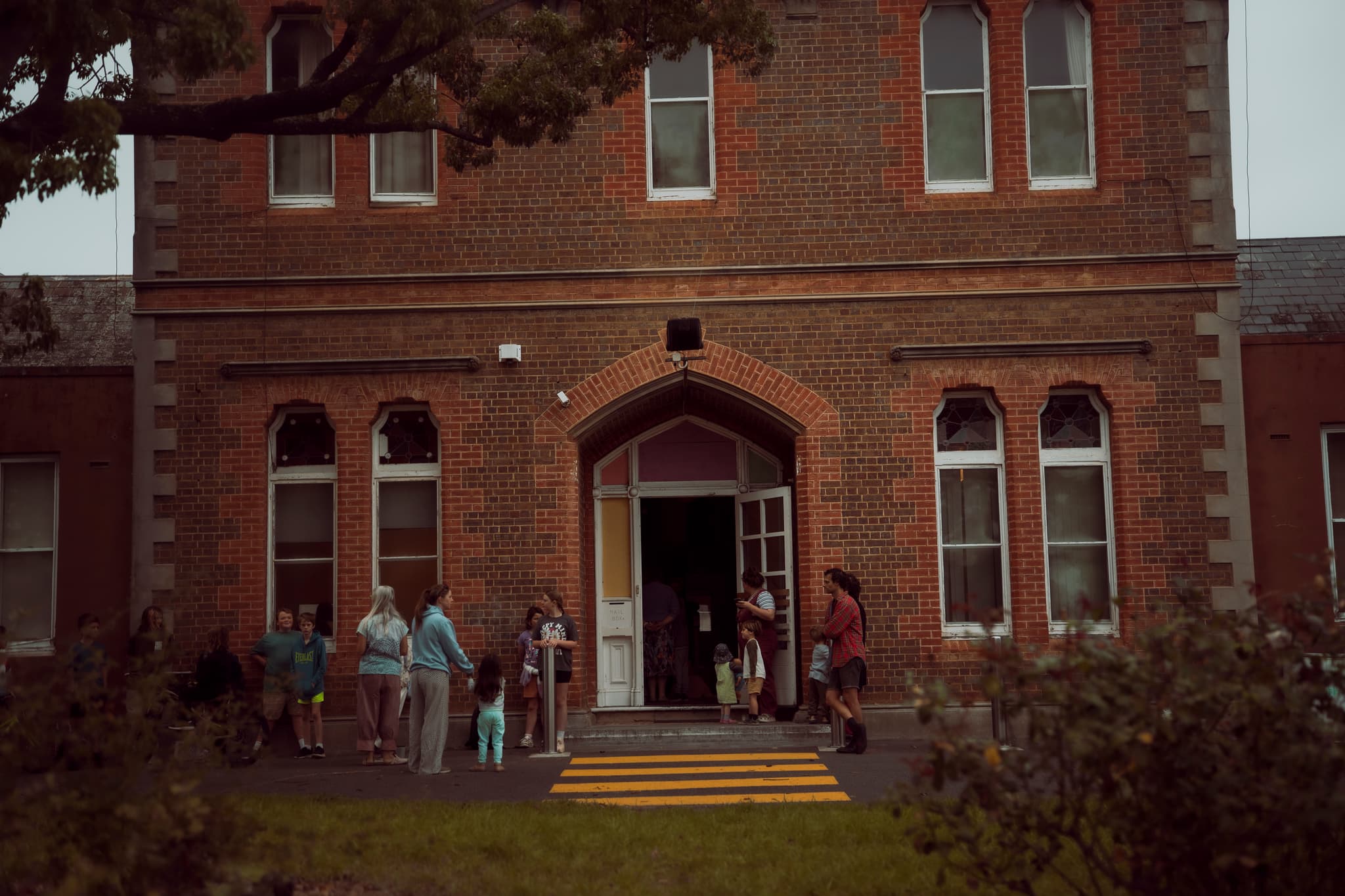 Wild Cherry School heritage entrance